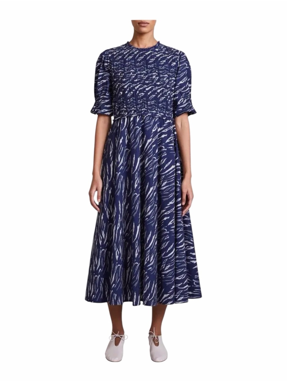 Apiece Apart Piedra Organic Cotton Dress Size M